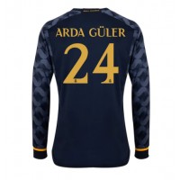 Real Madrid Arda Guler #24 Replica Away Shirt 2023-24 Long Sleeve